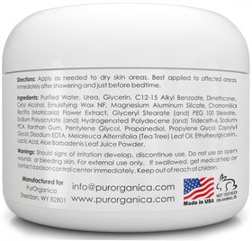 PurOrganica used in lifestyle scene with smooth, sandal-ready feet