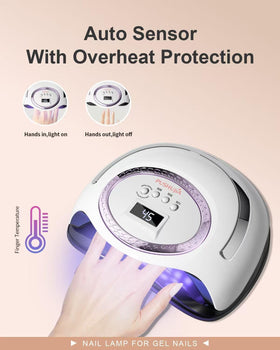 PUSHUJIA lamp curing detailed nail art for professional-quality finishes
