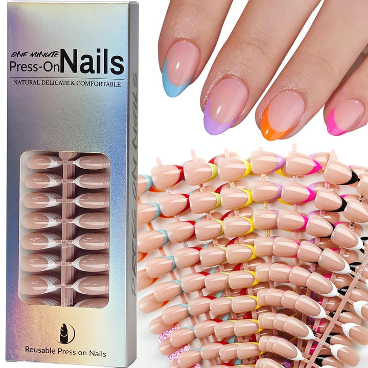 Puyokinm front packaging showing full 216-piece kit and color variety for quick salon results