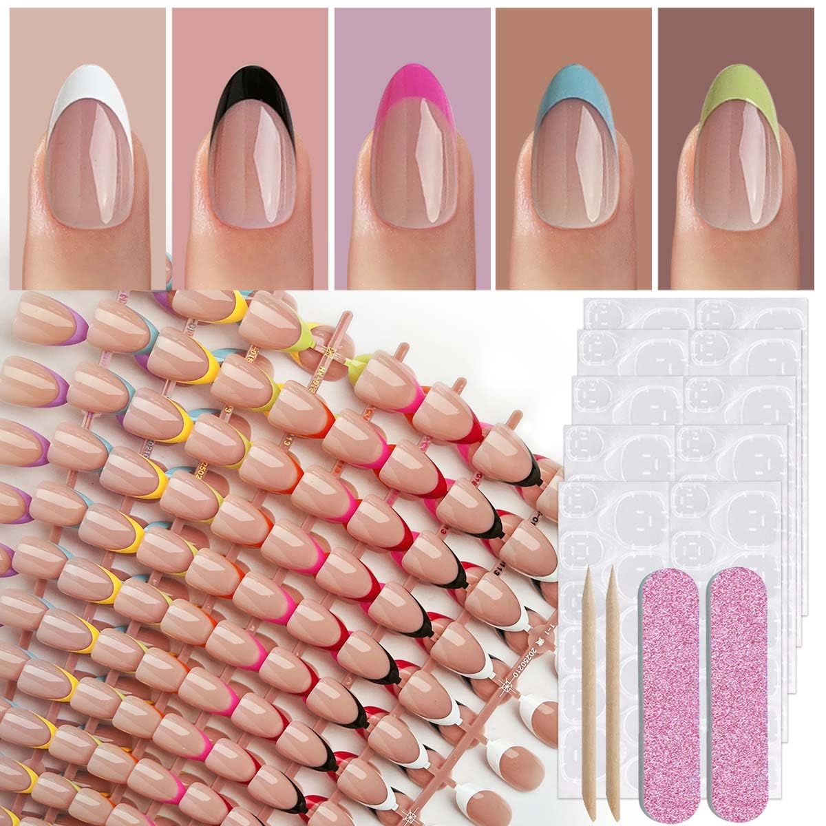 Puyokinm size chart and numbered tips displayed for easy fit selection and organization