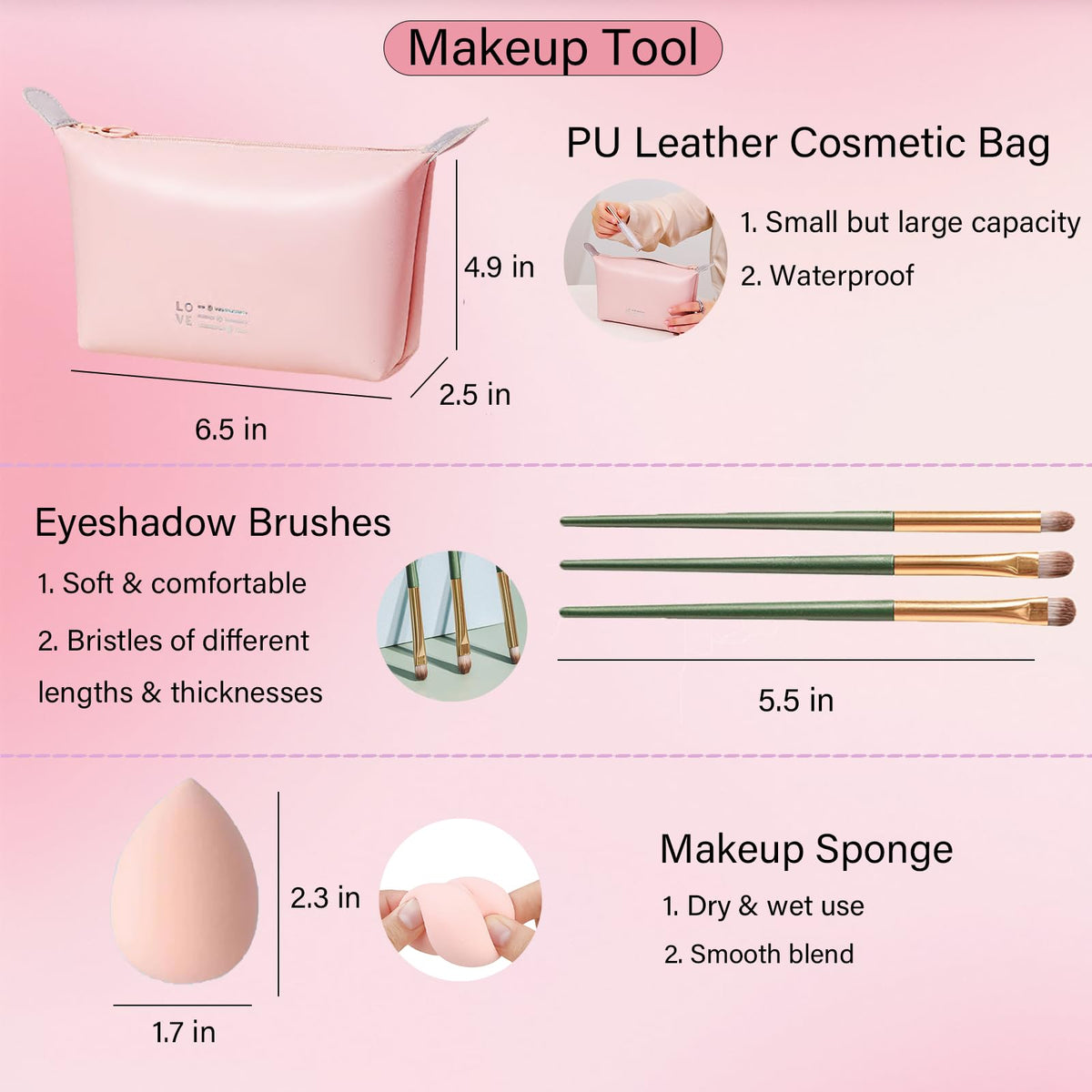 PWYSHXDF travel-ready lifestyle shot with kit in suitcase for convenient on-the-go touch-ups