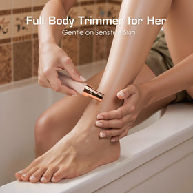 pxiluyna smoothing leg hair to show full-body versatility and long-lasting smoothness benefit