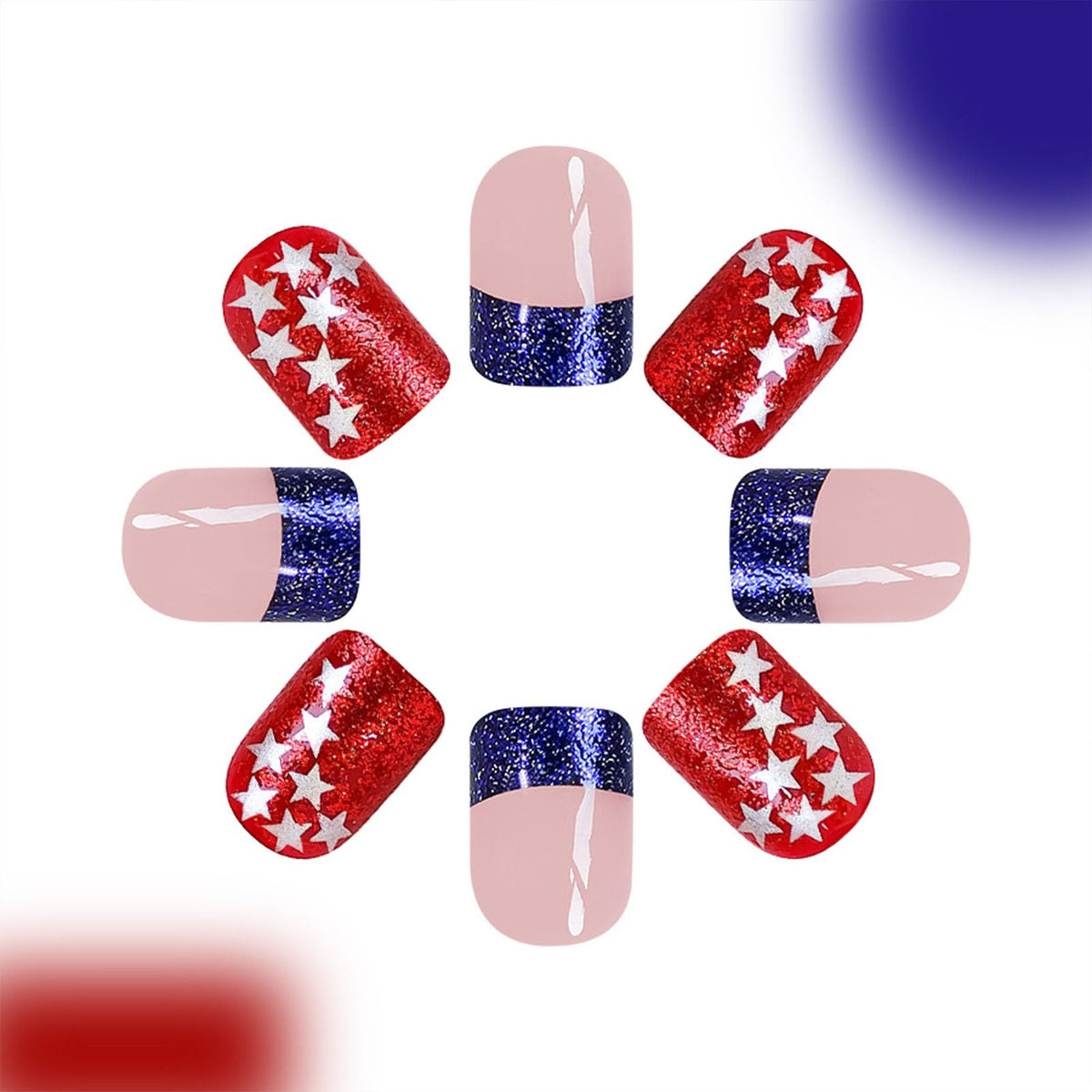 PXUEZAY size comparison arranged on a hand showing assorted fit options