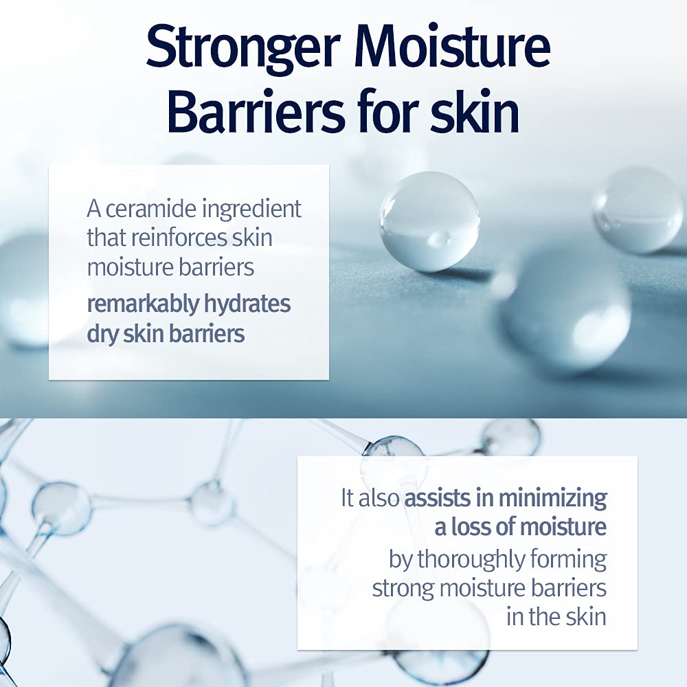 Pyunkang Yul lotion spread on forearm showing smooth finish and non-greasy feel