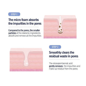 Pyunkang Yul close-up microbubble foam illustrating deep pore lift action