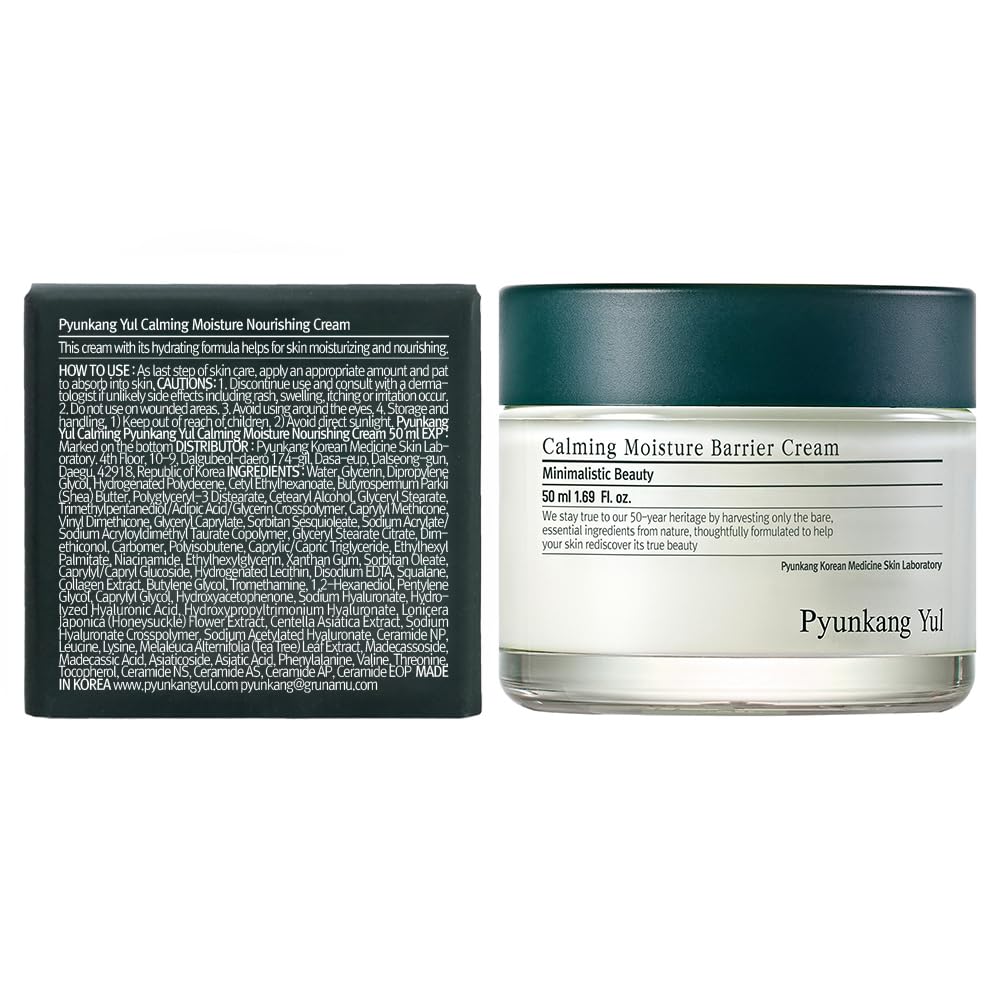 Pyunkang Yul cream texture close-up illustrating lightweight hydration