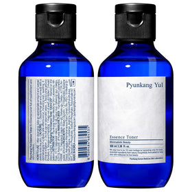 Pyunkang Yul bottle close-up highlighting lightweight pump and premium finish for easy dosing