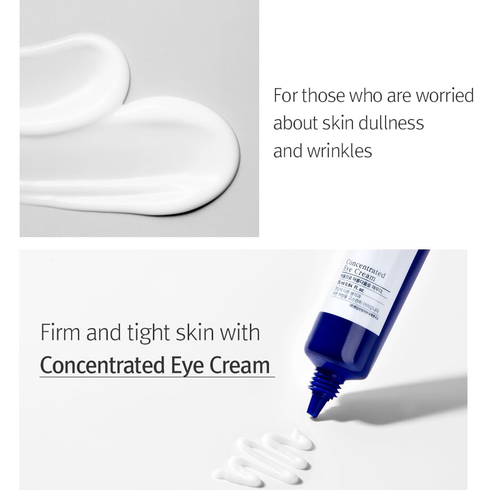 Applying Pyunkang Yul under the eye to demonstrate gentle patting and absorption benefit