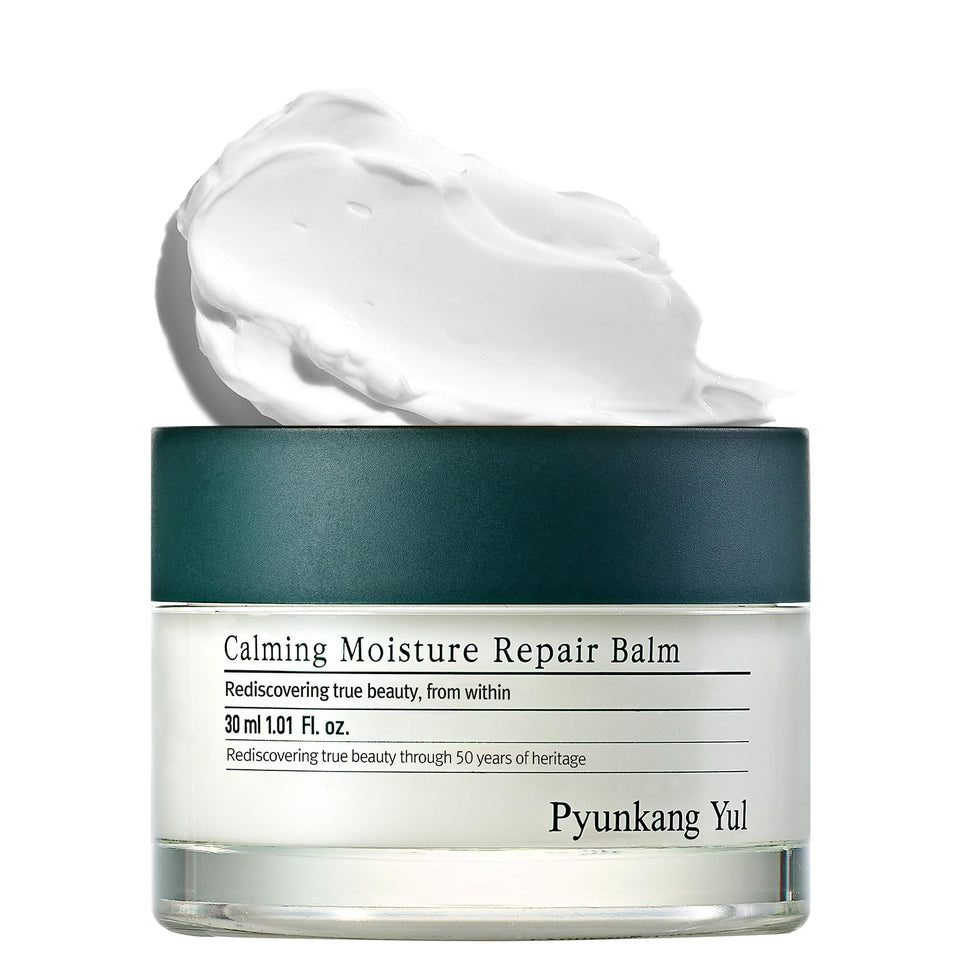 Pyunkang Yul front packaging showing calming balm and clear label benefits