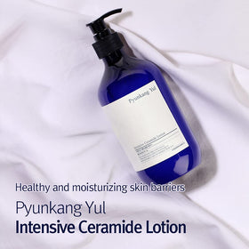 Pyunkang Yul shea and macadamia ingredients laid out to show nourishing oils