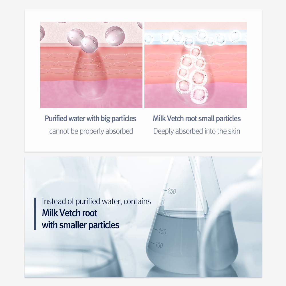 Pyunkang Yul cream applied on hand demonstrating fast absorption and softness