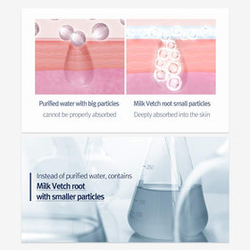 Pyunkang Yul cream applied on hand demonstrating fast absorption and softness