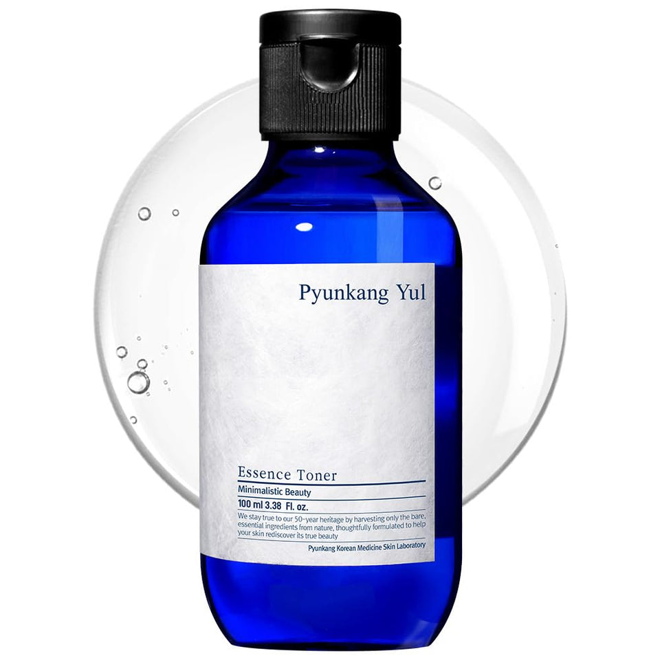 Pyunkang Yul front bottle view showing clean minimal packaging and gentle formula benefits