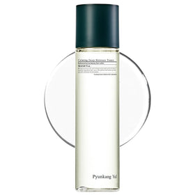 Pyunkang Yul toner front packaging showing product and calm design benefits