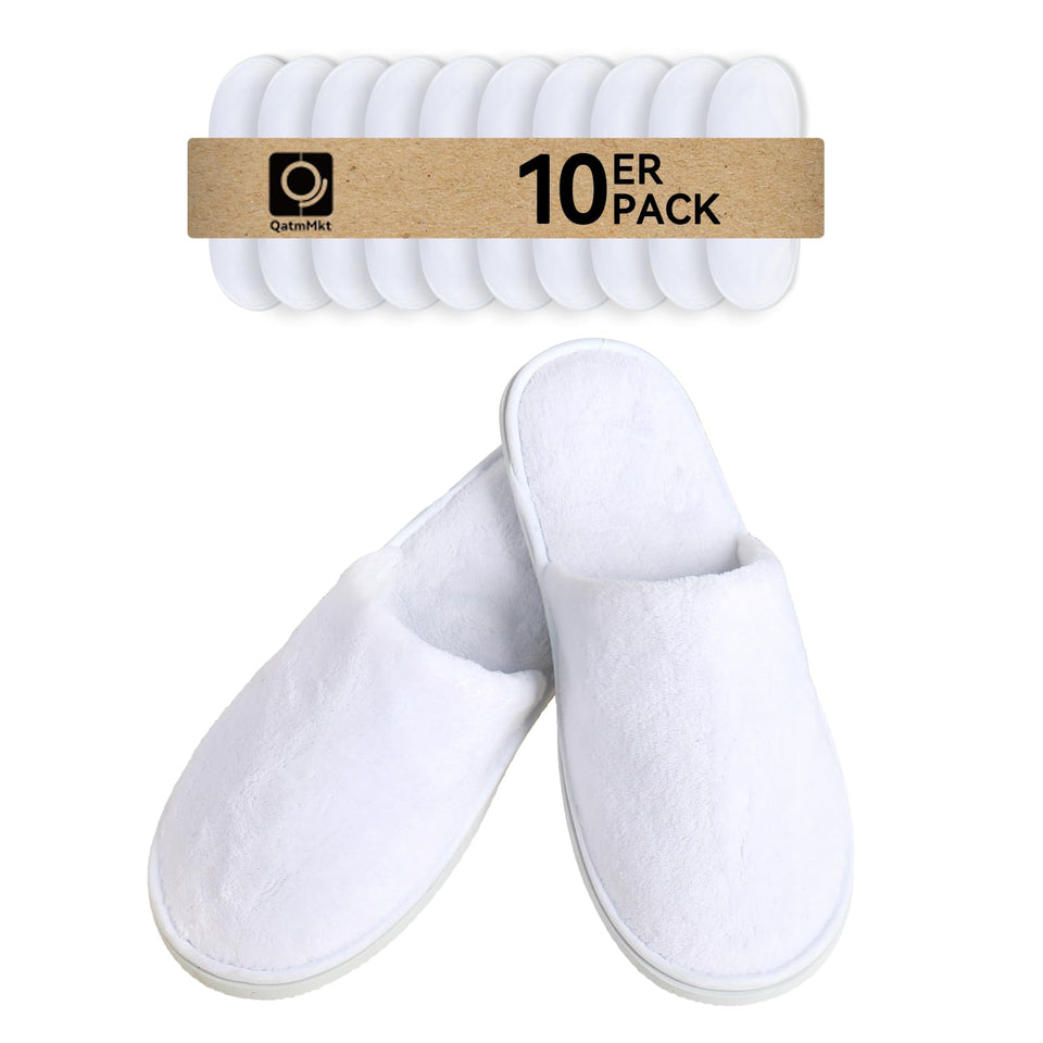 QatmMkt front packaging showing ten pairs and coral fleece comfort