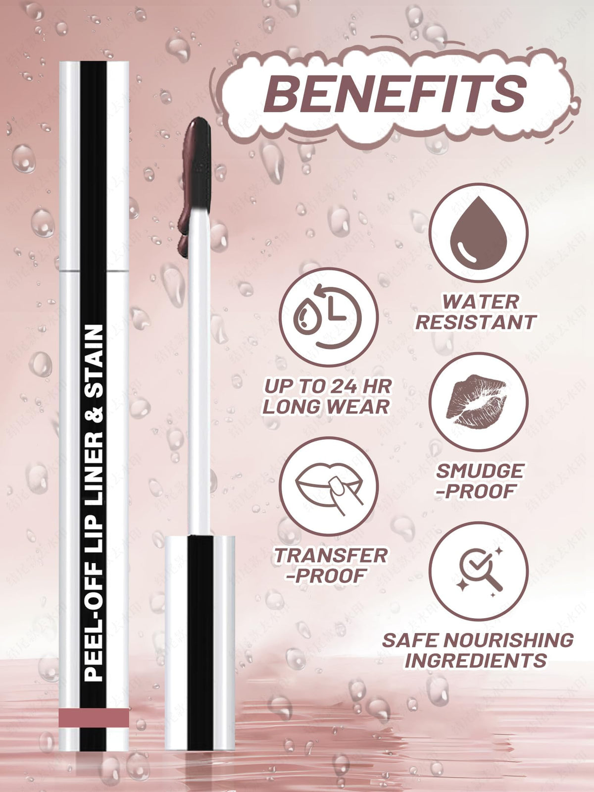 QCMME tweezer removing film to show clean peel and precise edge control