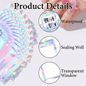 Qenk clear double-sided tape roll detail for securing nails to cards and neat presentation