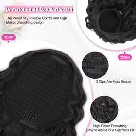 QGZ size comparison displaying 18-inch length and lightweight 125 g benefit