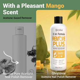 Qhryzoval mango seed oil close-up highlighting conditioning ingredient