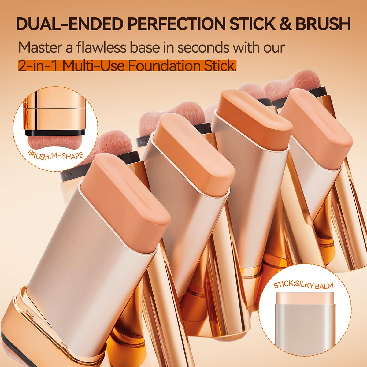 QIANWHITE application swatch on hand showing buildable coverage