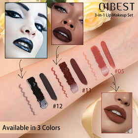 QiBest kit beside a coin showing compact size for travel