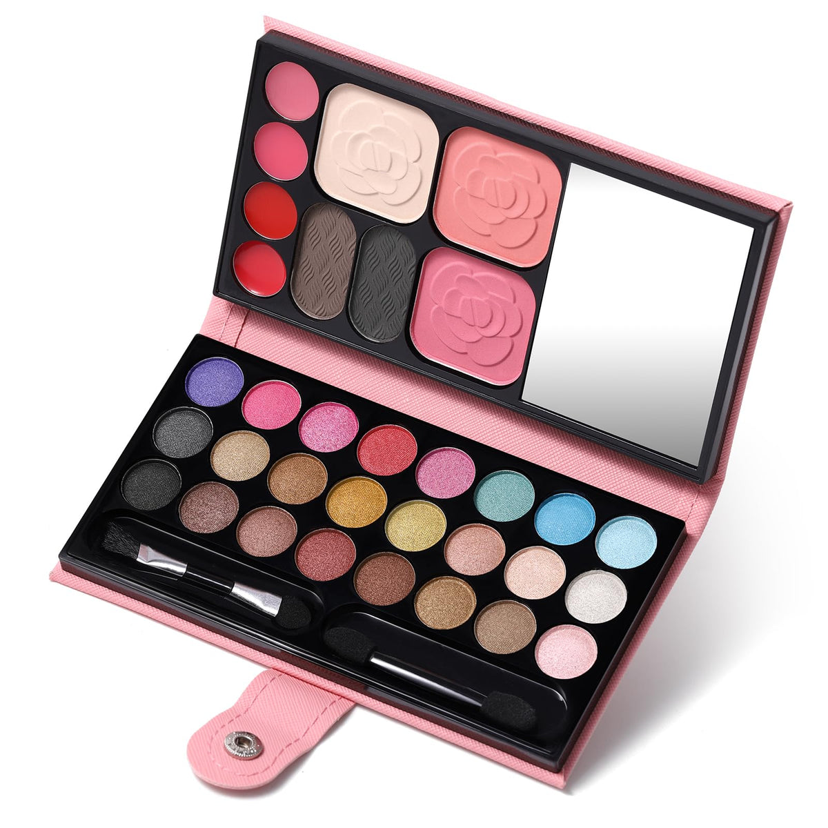 QiBest compact case front view showing organized full-face kit and easy travel storage