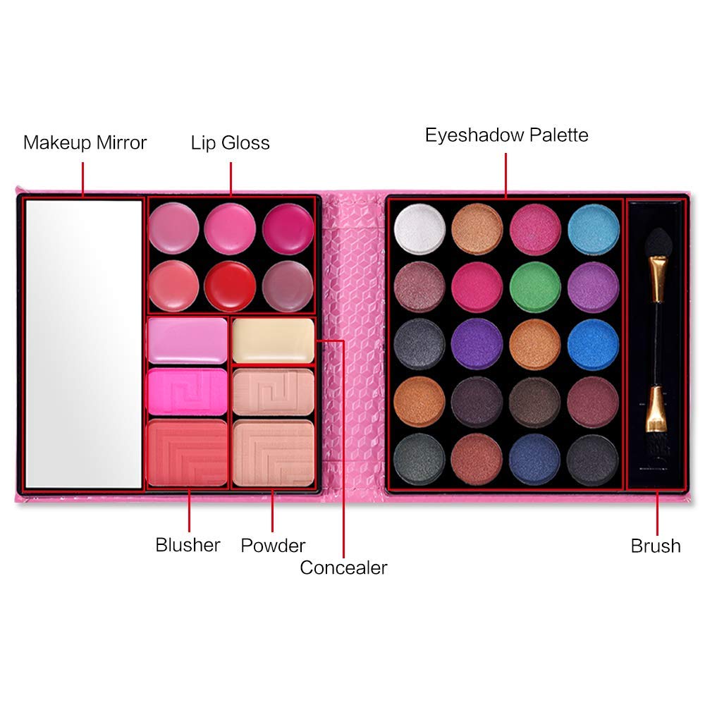 QiBest lip glosses swatched to show nude, pink and red shine for instant polish