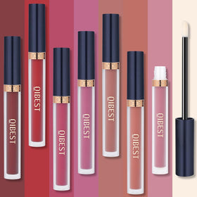 QiBest lipstick applied in daytime look showing comfortable matte finish benefit