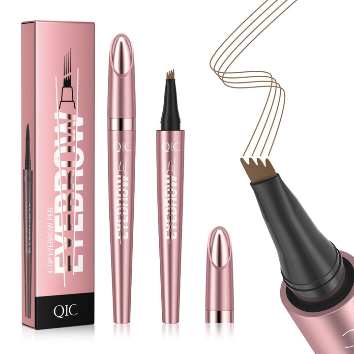 QIC 4-tip pen front packaging showing product and shade for easy recognition