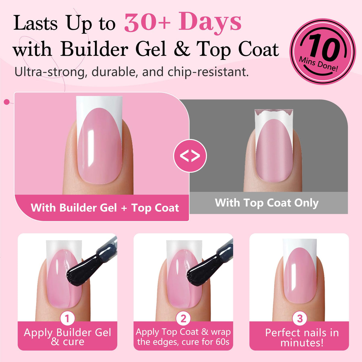 QIEK decorated nail with rhinestones showing creative customization benefit