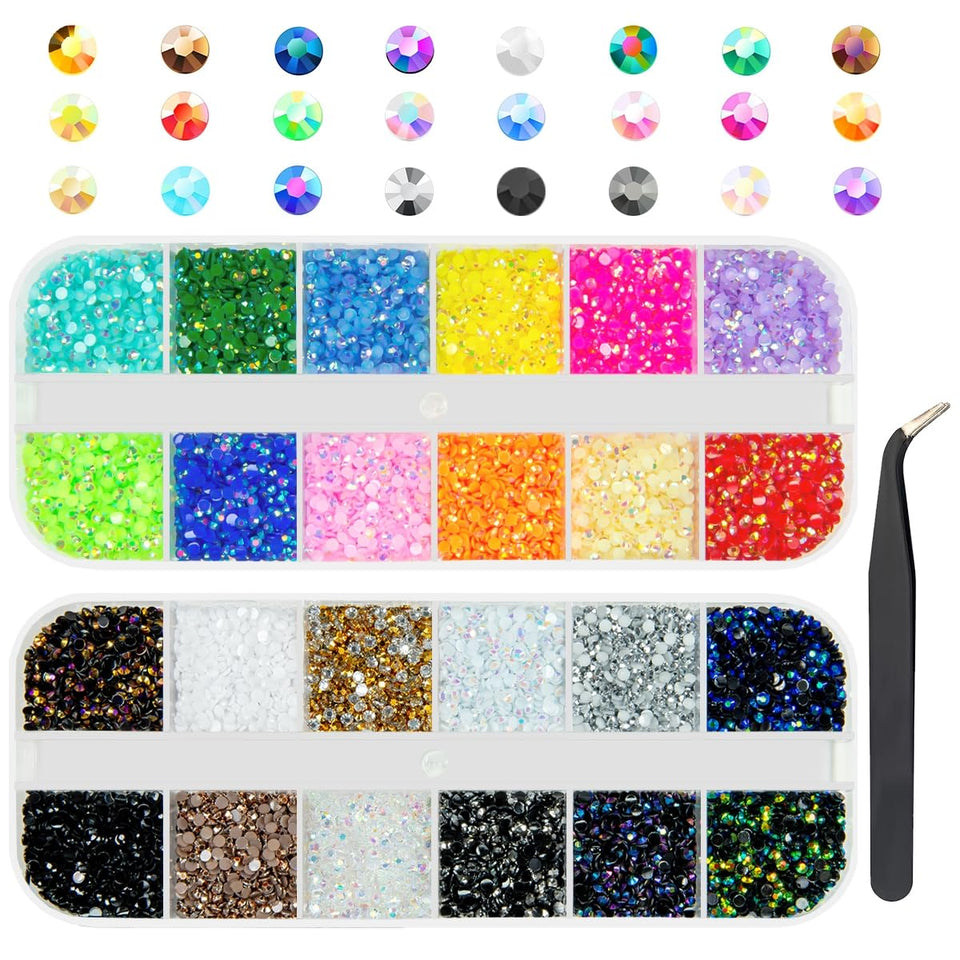 qiipii front packaging showing 24 organized colors and tidy storage benefit