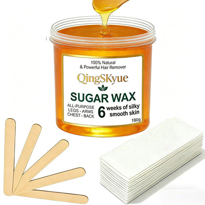 QingSKyue front packaging showing jar and kit benefit quick use
