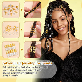 Qinzave lifestyle scene with model wearing multiple pieces to illustrate event-ready styling
