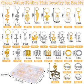 Qinzave braid rings and coil springs displayed showing versatility