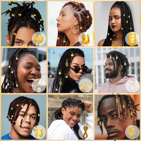 Qinzave spread of 21 styles showing variety for creative braid designs