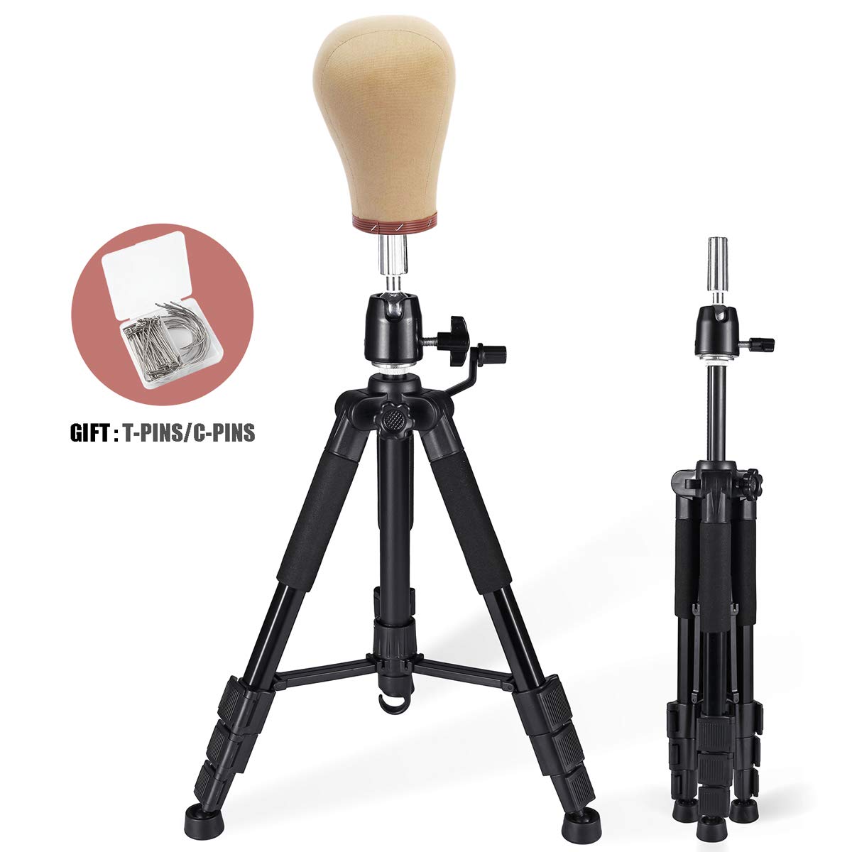 QISHI YUHUA mannequin head in use for precise styling