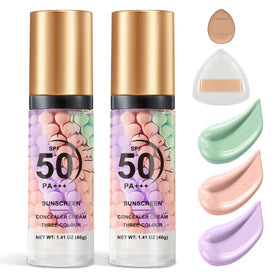 QIUFSSE front packaging showing dual tubes and SPF50 benefit
