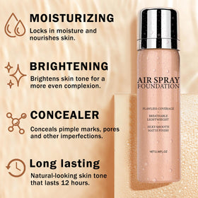 QIUFSSE applied with brush demonstrating smooth, buildable coverage benefit