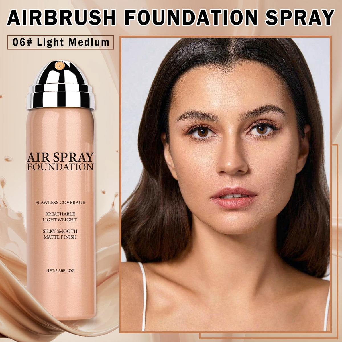 QIUFSSE close-up mist texture demonstrating fine spray for even coverage