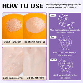 QIUFSSE application on cheek demonstrating smooth blending