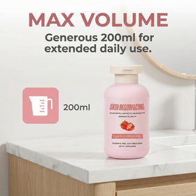 Qiuumey lifestyle bathroom shelf showing product integrated into routine