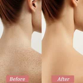 Qiuumey texture close-up revealing creamy strawberry formula for hydration