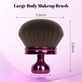 QJKLWV brush beside hand to show scale for full-body application