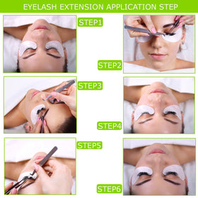 Qleng pad applied on eye model demonstrating secure fit and protection