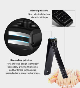 QLNE precision fingernail clipper close-up for accurate cuts