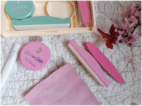 QLS P.Shine soft deerskin applicators demonstrating gentle application benefit