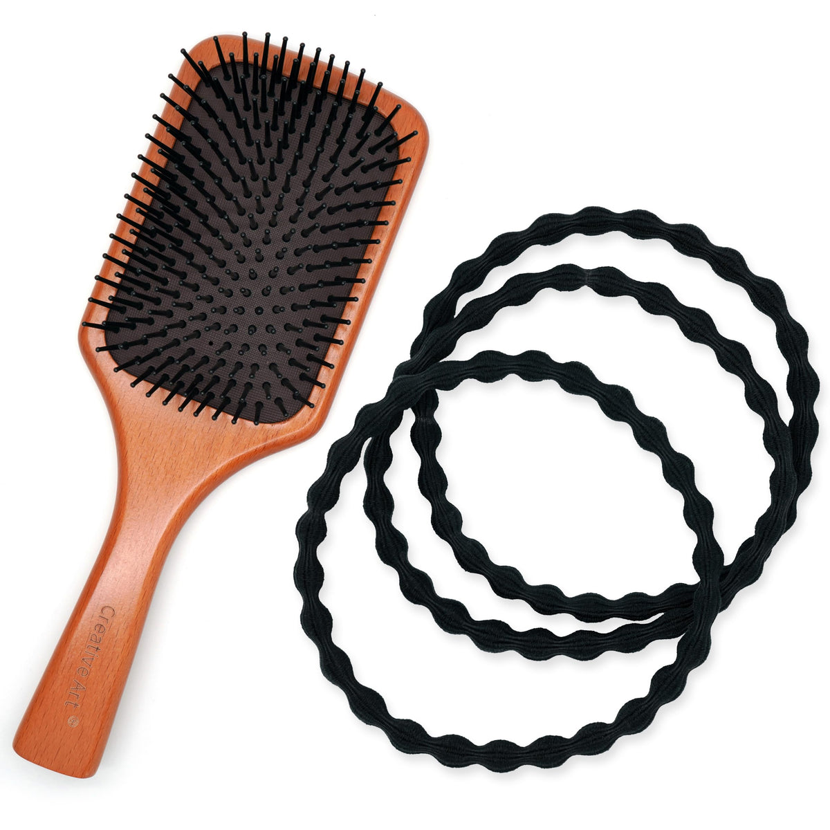 Qooocy close-up of fabric texture and soft finish protecting hair from breakage