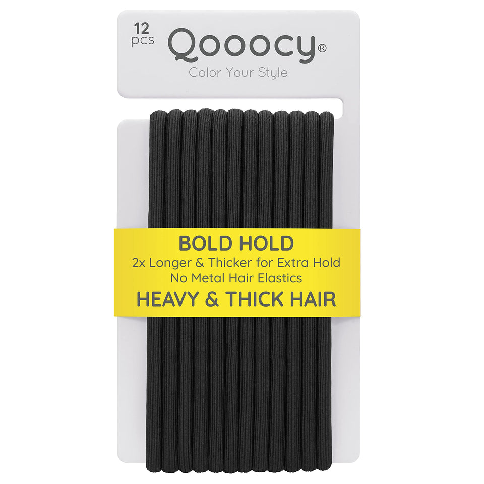 Qooocy front packaging 12-count black showing value and convenience