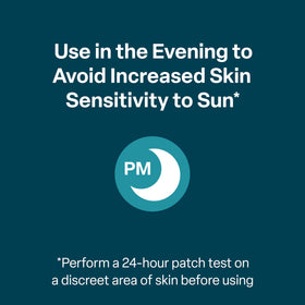 QRxLabs pad used on face during morning routine, supporting clear, smoother skin