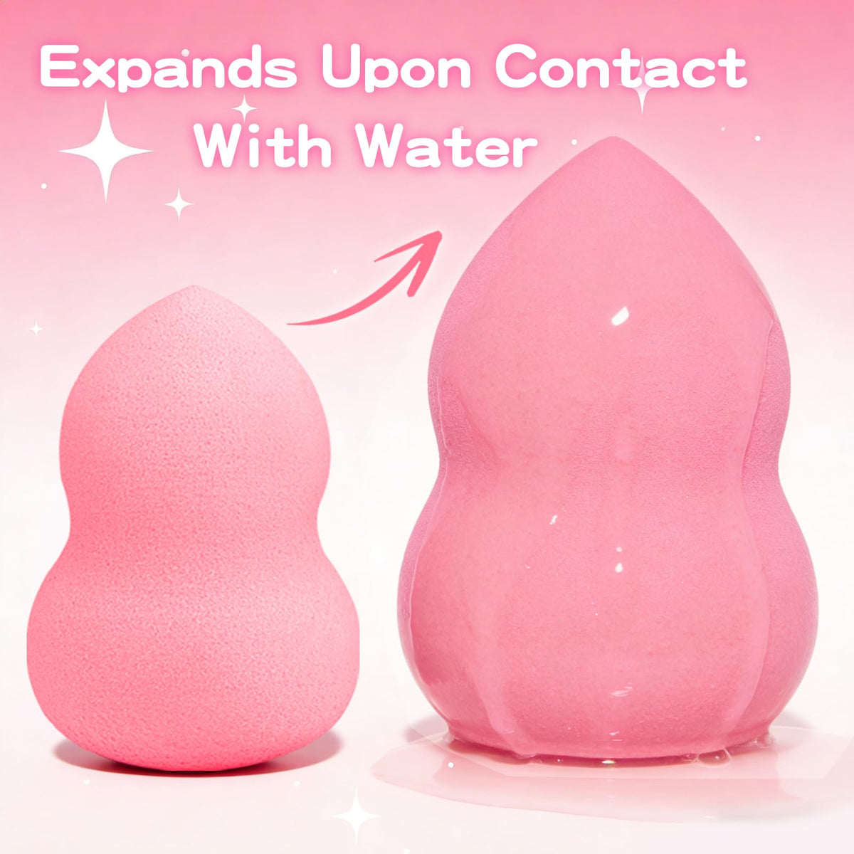 QSdywlyd pear-shaped sponge applying contour and precise concealing